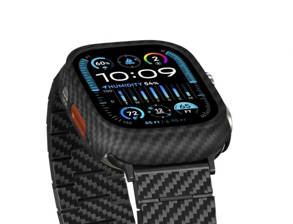 Чехол Pitaka Air Case для Apple Watch Series 10 - 46 мм Черный | Black