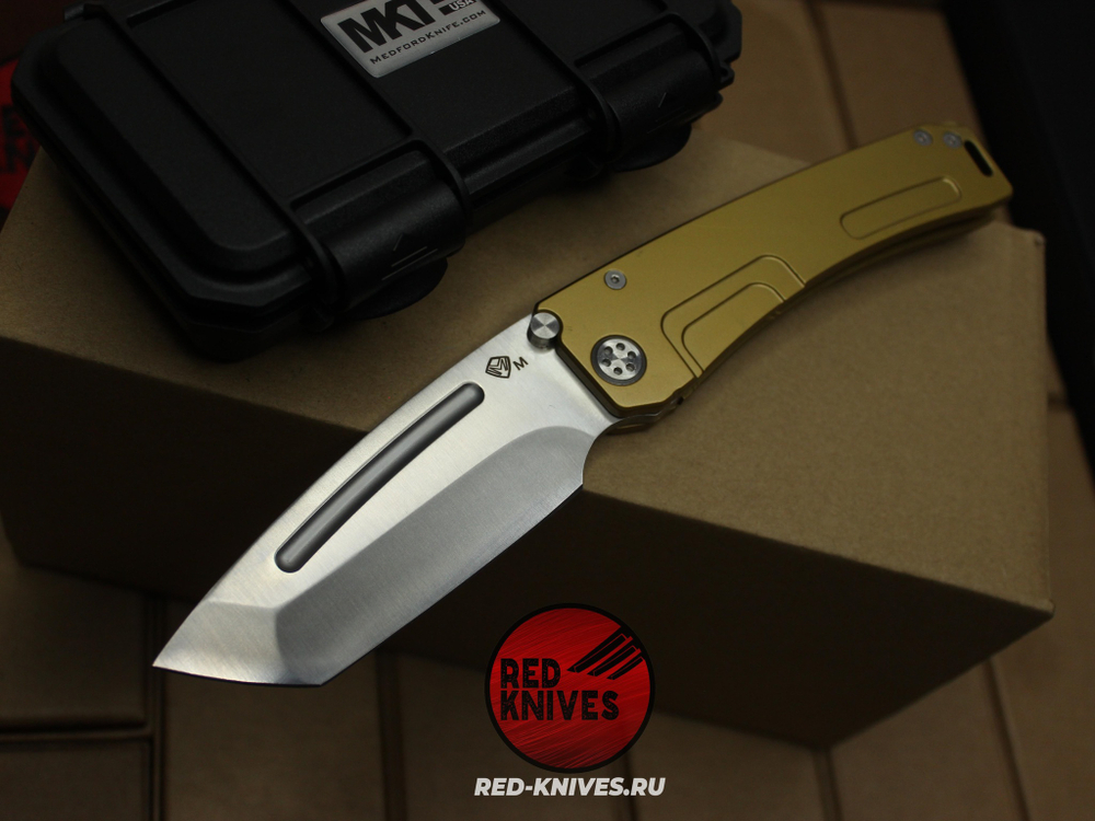 Нож Medford Knives Marauder-H Tanto - желтая рукоять, клинок