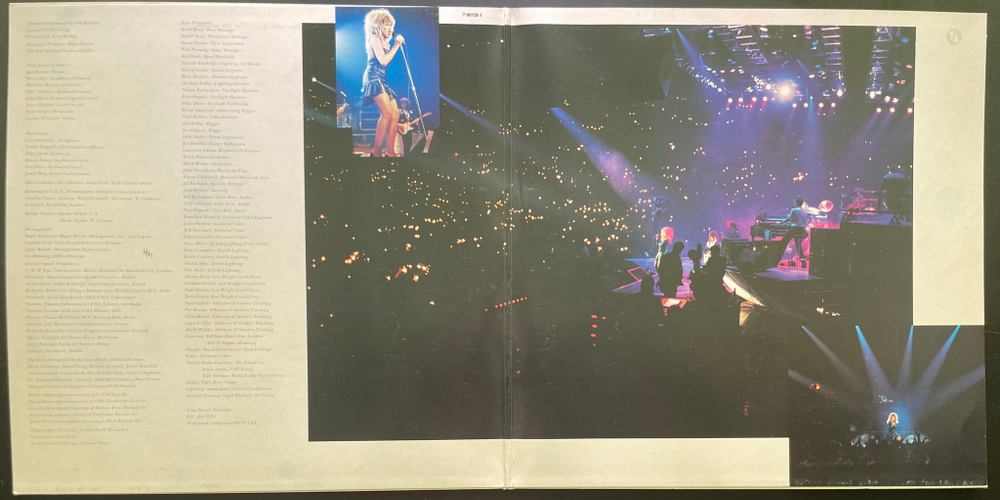 Tina Turner – Tina Live In Europe (Франция 1988 г.)