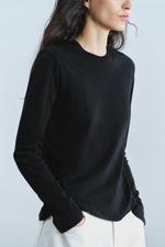 ФУТБОЛКА INTERLOCK С ДЛИННЫМИ РУКАВАМИ — ZARA