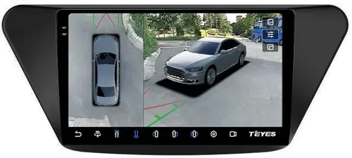 Магнитола для Lifan X50 2015+ - Teyes CC3-2K-360 на Android 10, Быстрая, 2K QLED, CarPlay, 4G SIM-слот, 4 камеры в комплекте