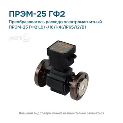Преобразователь расхода электромагнитный ПРЭМ-25 ГФ2 L0/-/16/НЖ/IP65/12/B1