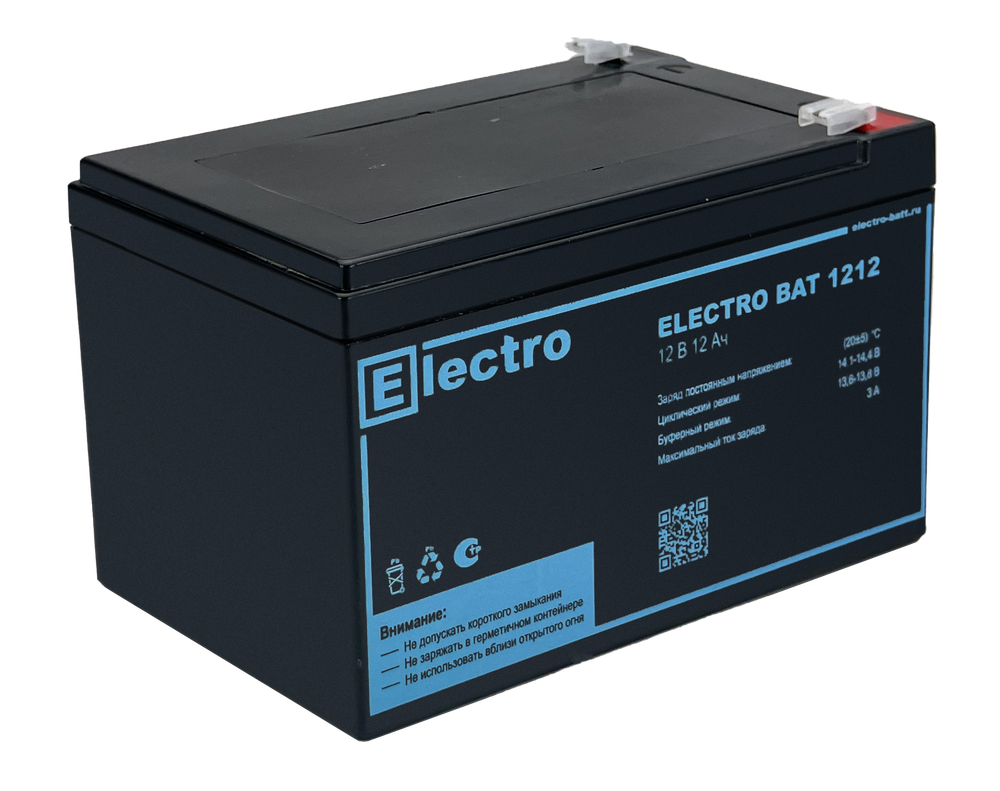 Аккумулятор ELECTRO BAT 1226 ( 26Ач / 12В ) AGM