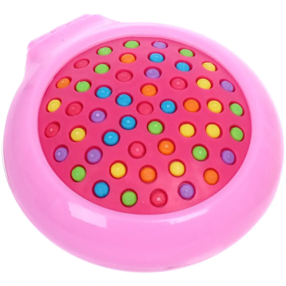 Расческа массажная складная «ФЭНТАЗИ», микс 4 дизайна, 6,5*2см (PVC коробка)