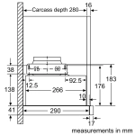 Встраиваемая вытяжка Bosch DFM064W54