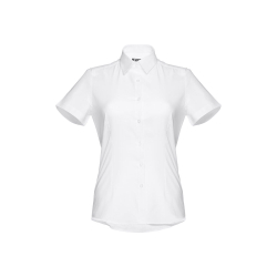 THC LONDON WOMEN WH. Женская рубашка oxford с короткими рукавами. Белый цвет