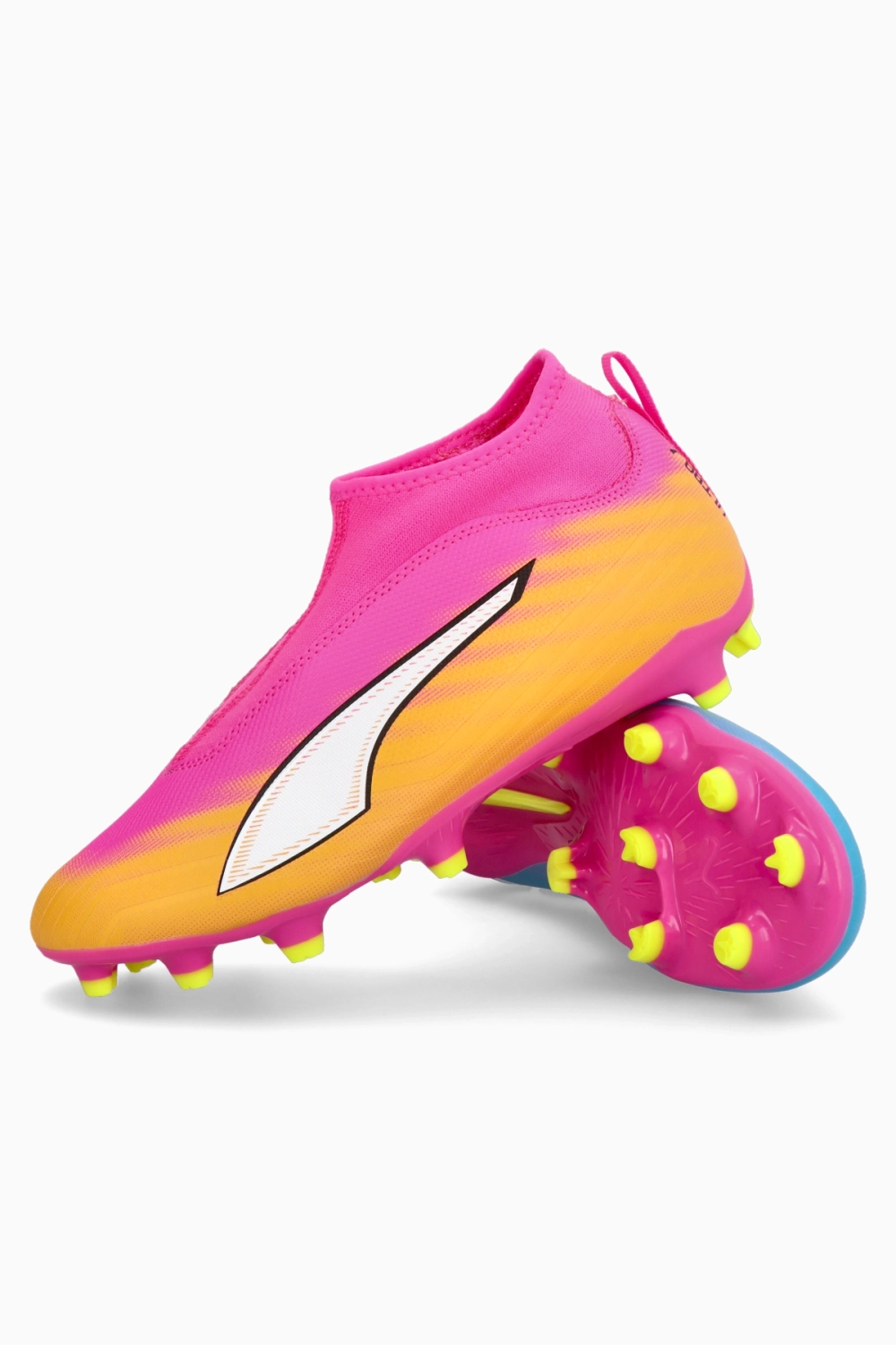 Бутсы Puma Ultra 6 Match+ LL FG/AG Junior - розовый