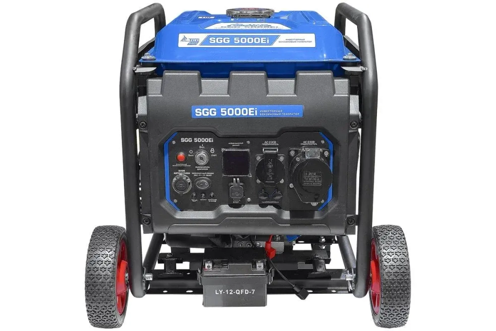 Инверторный генератор (5 кВт) TSS SGG 5000EI С КОЛЕСАМИ
