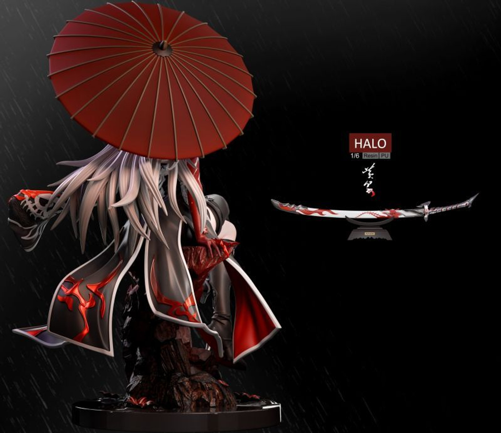 Статуя Halo Studio Honkai: Star Rail: Acheron Version B (White Hair) Хонкай: Звёздная железная дорога: Ахерон