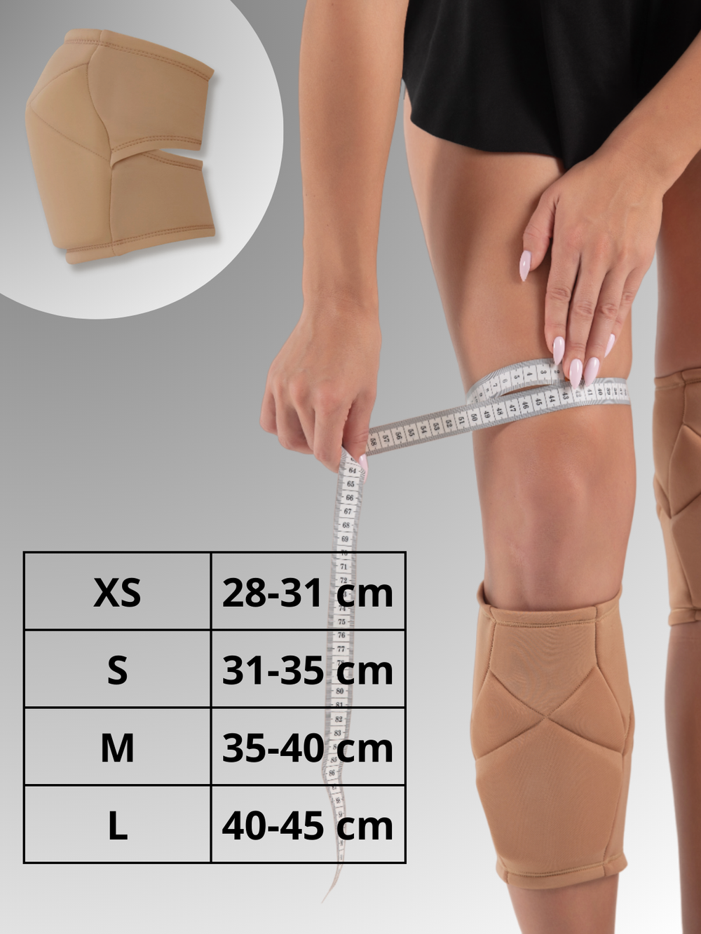 KISS Kneepads, Nude