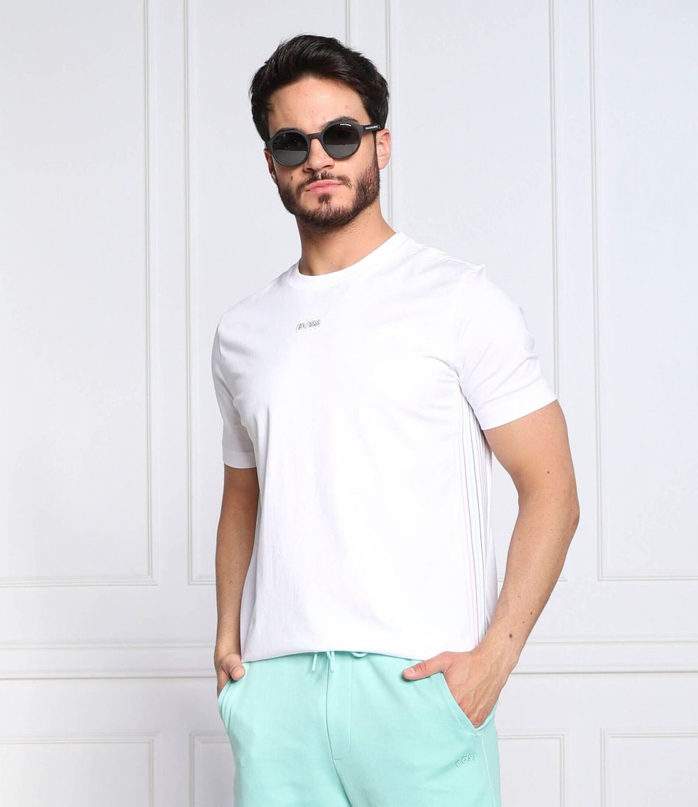 футболка tee tape BOSS GREEN - белый(50472378)