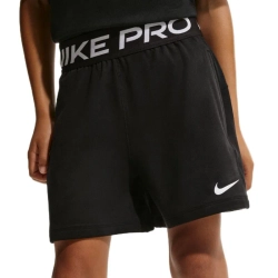 Шорты для мальчика теннисные Nike Kids Pro Dri-Fit Fleece - black/white/white