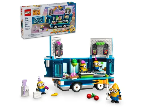 Конструктор LEGO Гадкий я 4 75581 Музыкальный автобус для вечеринок миньонов