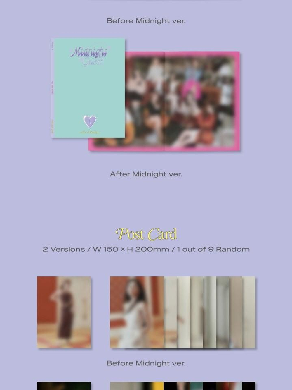 Альбом fromis_9 - Midnight Guest 4th Mini Album RANDOM Version