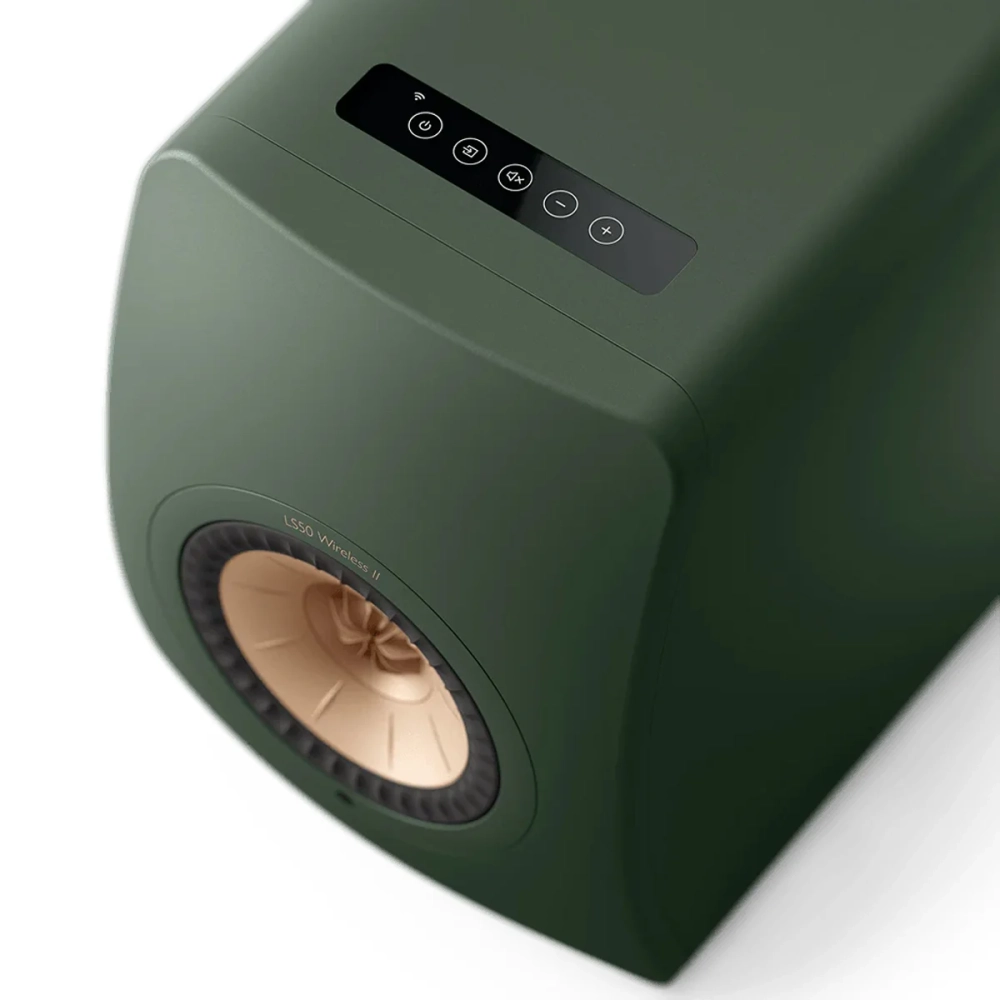 KEF LS50 Wireless II Moss Green активная полочная акустическая система (пара)