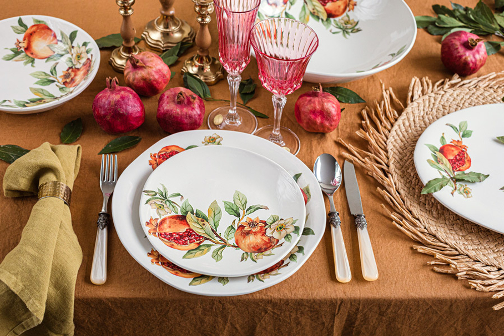 Тарелка 23см Home & Style Melograno
