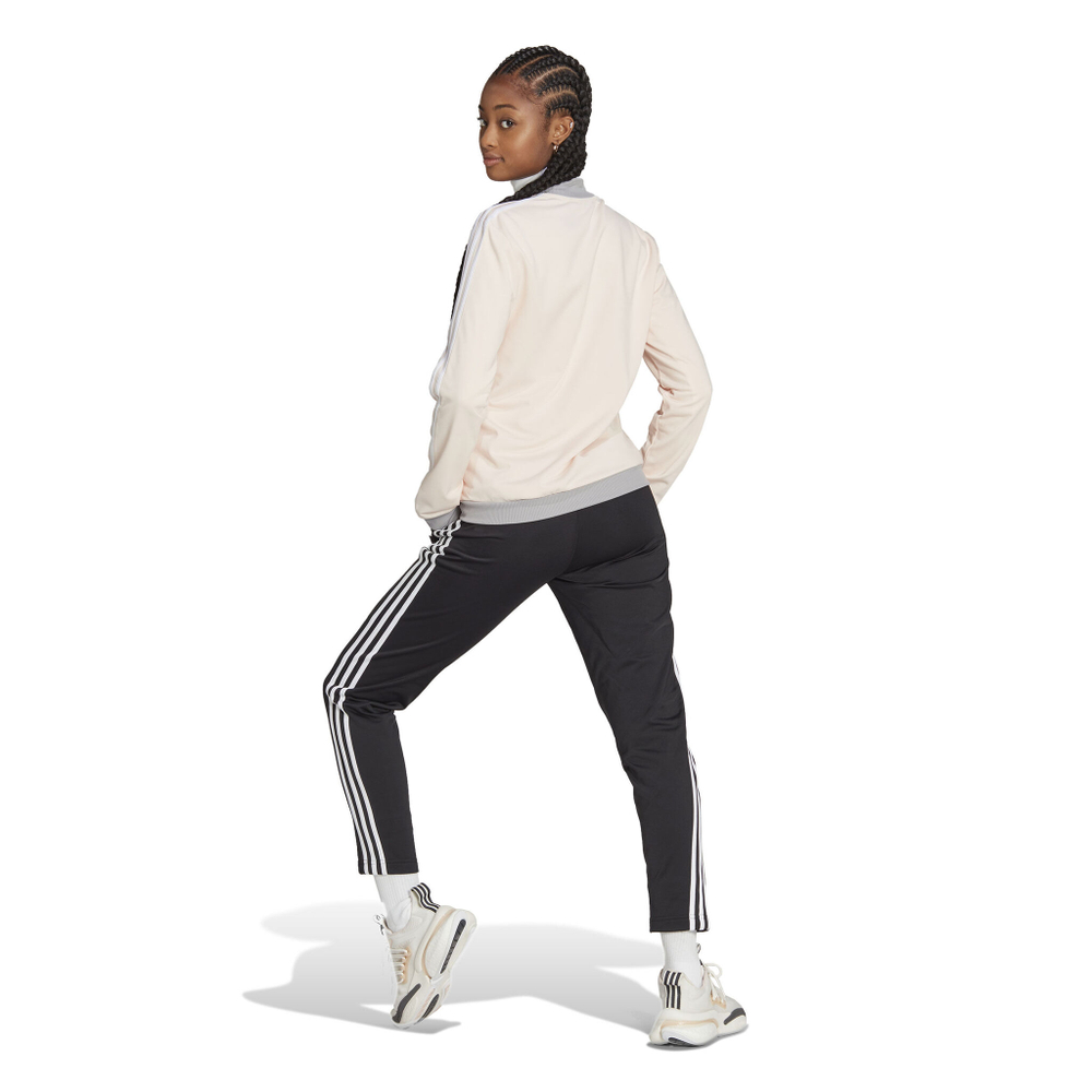 Женские теннисные Костюмы adidas Essentials 3-Stripes Tracksuit Women - Black, Cream