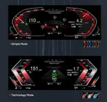 Электронная панель приборов BMW 4-серия F32 2012-2018 - Kuberg NH-LCD-B02-F32 с ЖК 12.3" экраном QLED