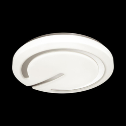 3041/DL COLOR SN 000 Светильник пластик/белый/хром LED 48Вт 3000-6300К D400 IP43 пульт ДУ/RGB/LampSmart BUTTON