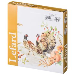 ТАРЕЛКА ЗАКУСОЧНАЯ LEFARD "FOREST TALE" АКВАРЕЛЬ ПРИРОДЫ 21,5СМ., РАЗНОЦВЕТНЫЙ