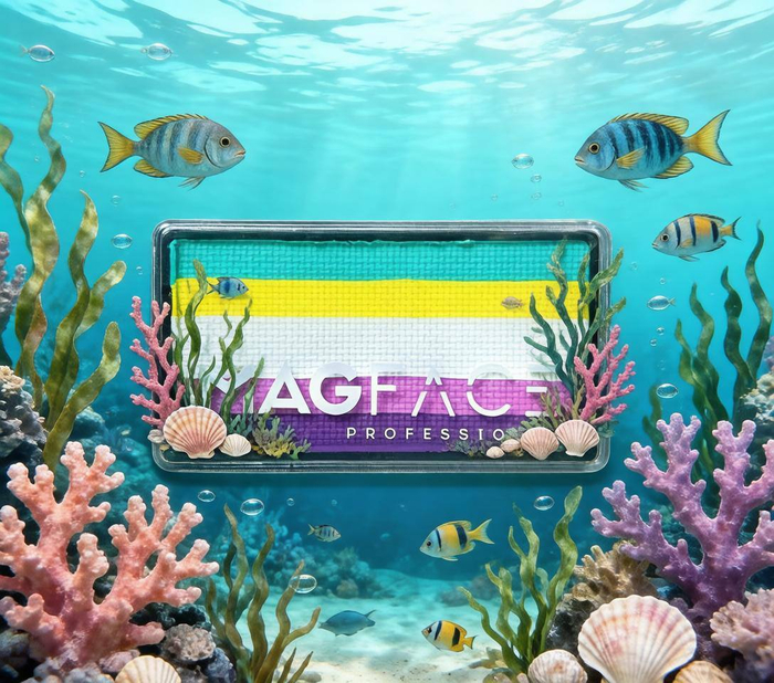 Аквагрим MAGFACE арти-кейк Морской Блик 18 гр