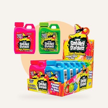 Kidsmania кислый порошок-жвачка Sneaky Stardust, Звездная пыль, 55г (США)