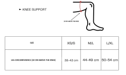 Бандаж  Floky Knee Support Left - white