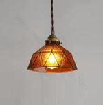 Pendant design lamp Provence  (Amber)