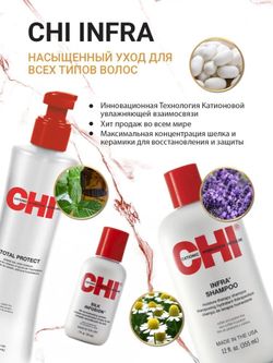 Термозащитный лосьон CHI Infra Total Protect для всех типов волос, 177 мл