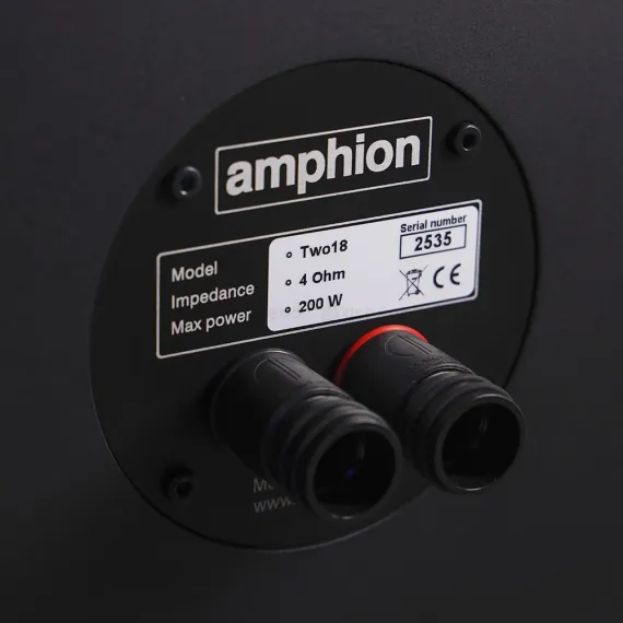 Amphion Two18 Black