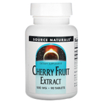 Source Naturals, экстракт плодов вишни, 500 мг, 90 таблеток