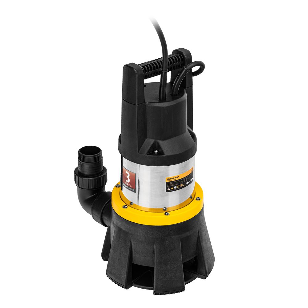 Насос дренажный DP-1400X, 1400 Вт, подъем 11 м, 25000 л/ч Denzel