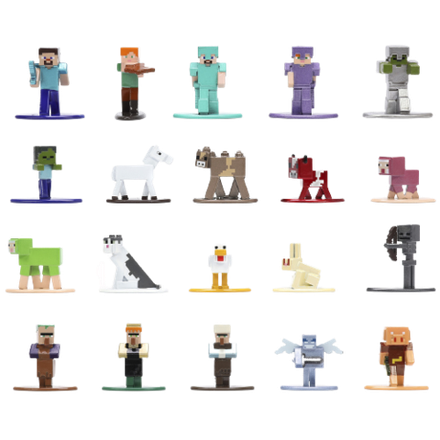 Набор Фигурок Nano Metalfigs Minecraft wave 6