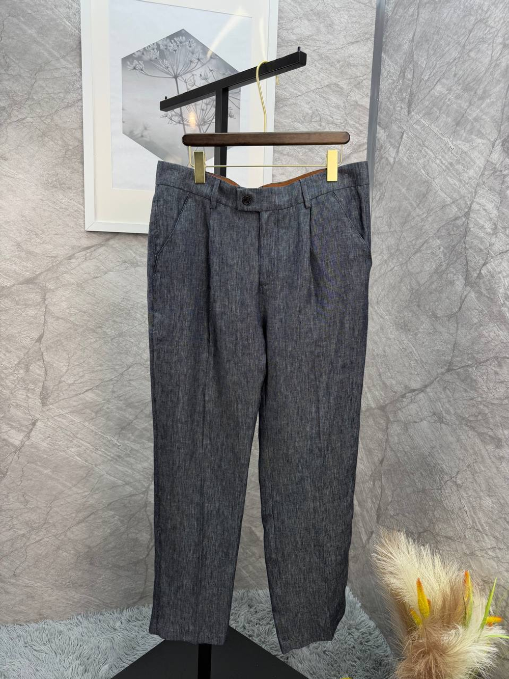 Льняной костюм Zegna
