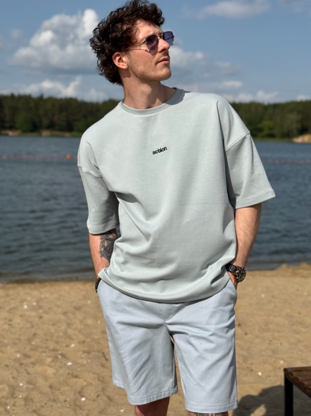 Шорты "Denim" голубые