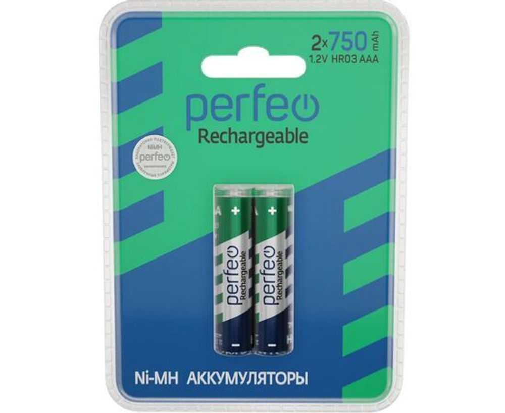 аккумулятор Perfeo AAA750mah/2Bl