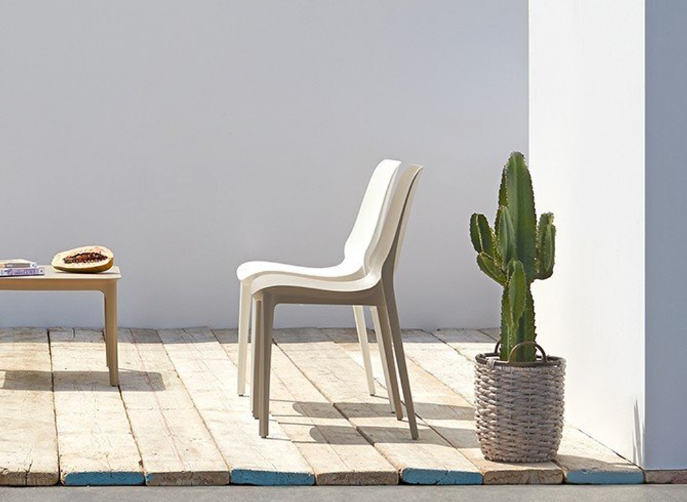 Стул пластиковый Scab Design Ginevra, лен