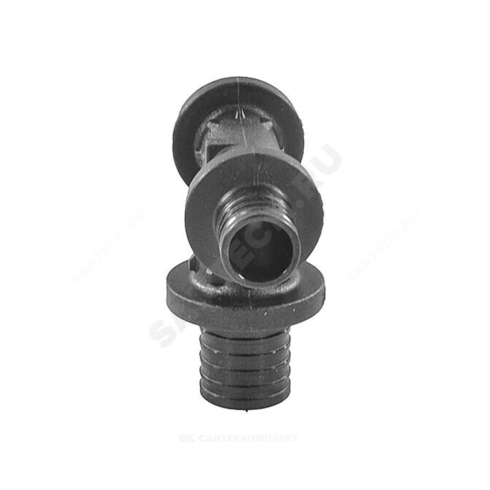 Тройник для PE-X труб аксиальный PPSU Дн 20х25х20 переходной RAUTITAN PX Rehau 11601041001