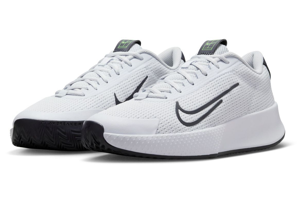детские Кроссовки теннисные Nike Vapor Lite 2 Clay JR - football grey/gridiron/green strike