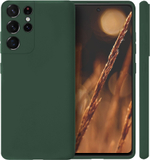 Мягкий Soft Touch чехол из силикона для SAMSUNG GALAXY S21 ULTRA с бархатной подкладкой