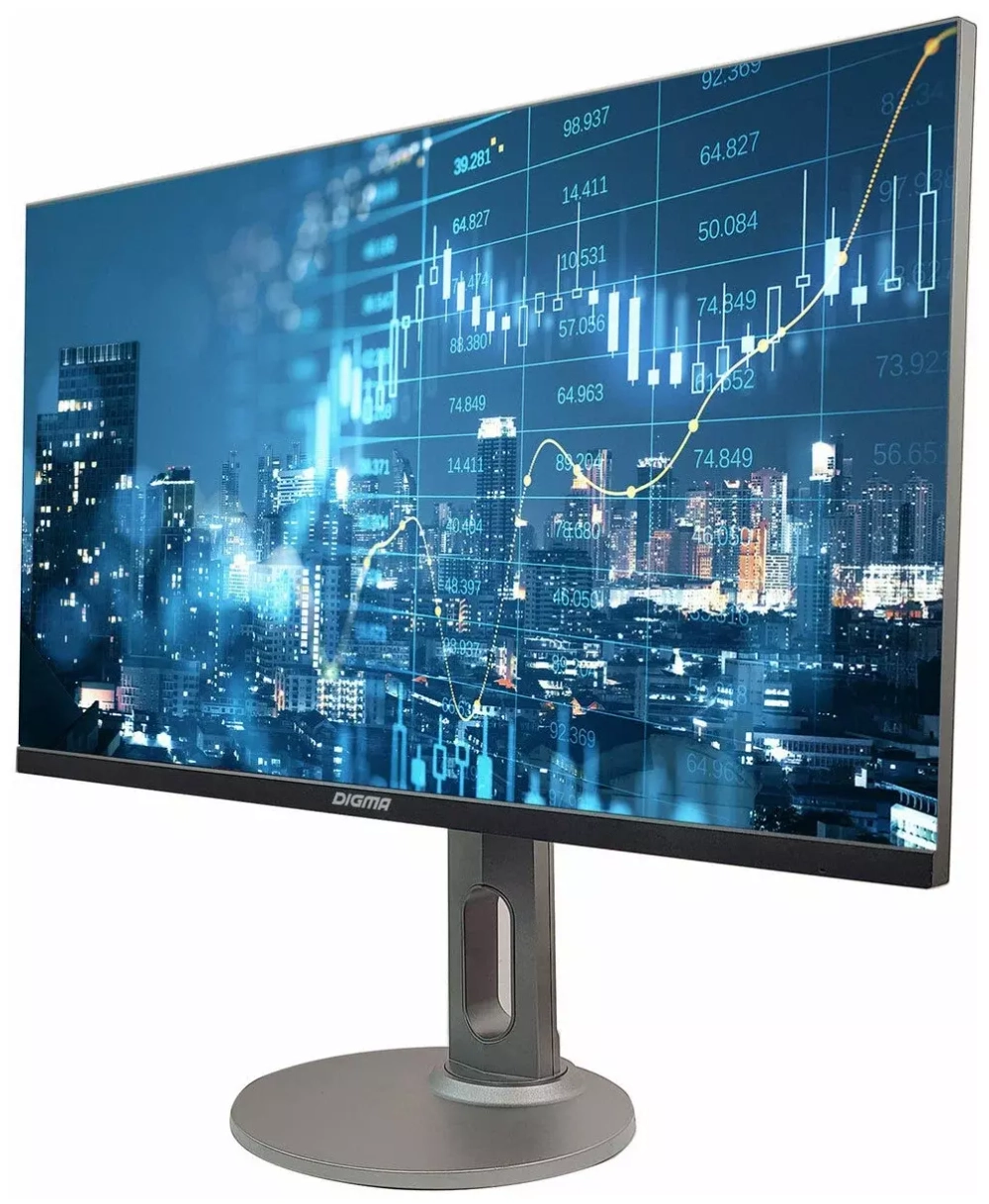 Монитор ЖК Digma DM-MONB2707 27" Dark Grey 6ms HDMI, DisplayPort