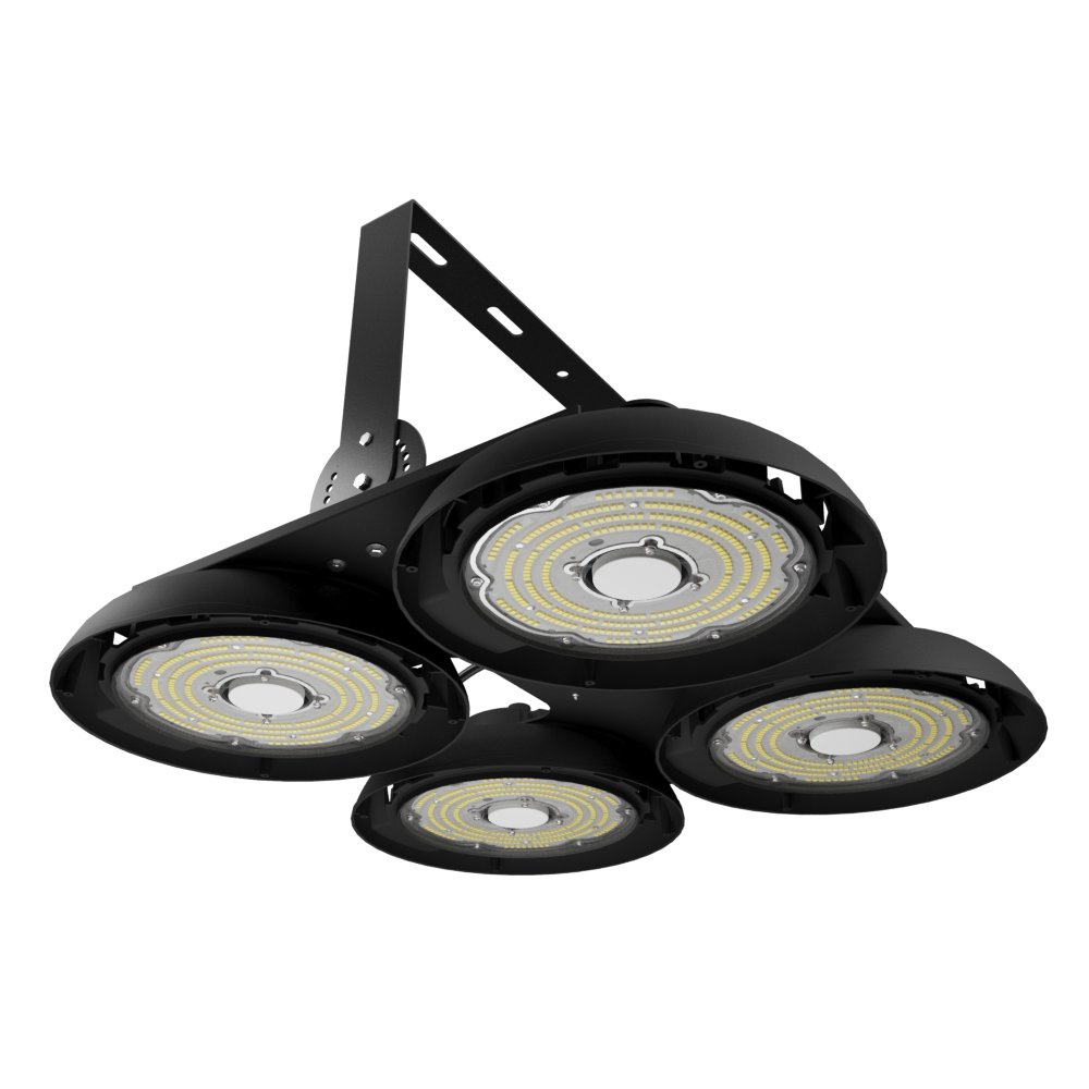 Прожектор LED ТАЙФУН ДО06-800-002-5К-Л Д120 800Вт 5000К IP65 Прозрачный 152000лм 260х161мм WOLTA PRO