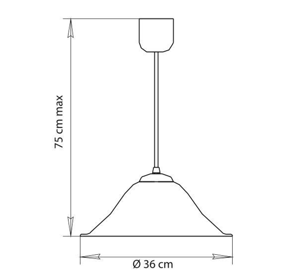 Светильник подвесной Arte Lamp Cucina A3421SP-1WH