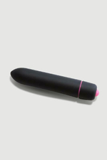 Черная компактная вибропуля Univibe - 9 см. (Цвет: черный)