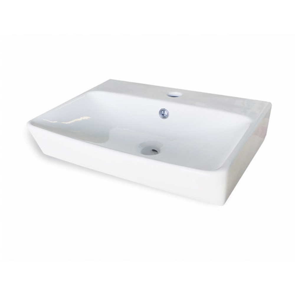 Тумба-умывальник Comforty Штутгарт 60 дуб тёмно-коричневый c раковиной Comforty 9055RA-50