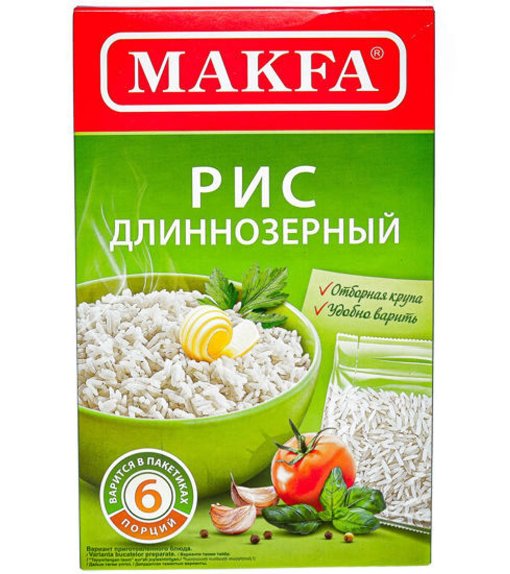 Рис Макфа шлифов длинозерный вар/пак 400г