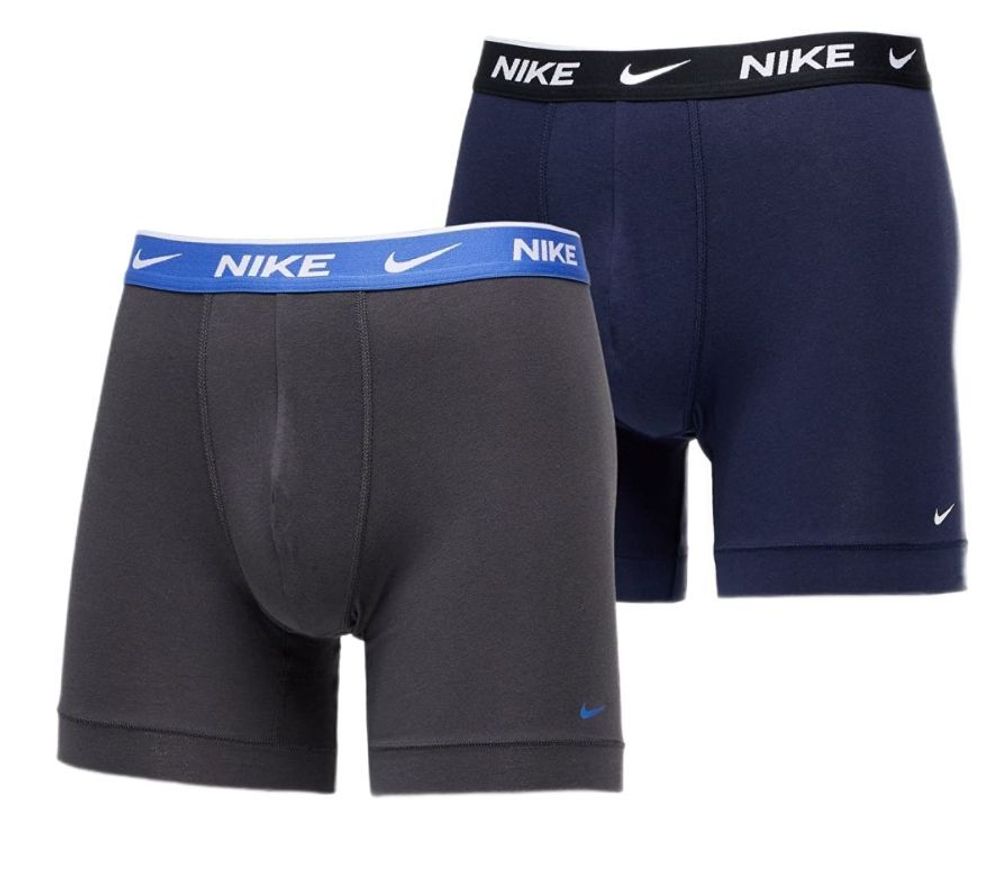Мужские спортивные боксеры Nike Everyday Cotton Stretch Boxer Brief 2P - разноцветный