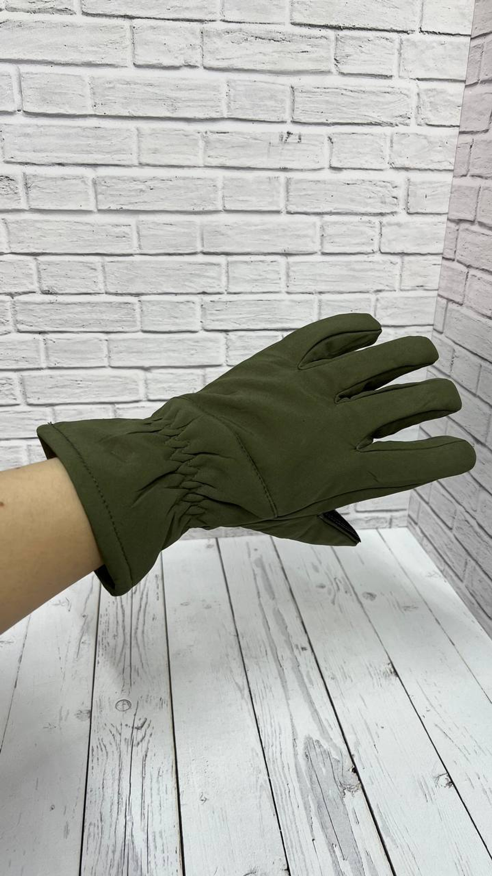 Тактические перчатки softshell олива