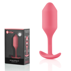 b-Vibe Snug Plug 2 - Анальная пробка для ношения