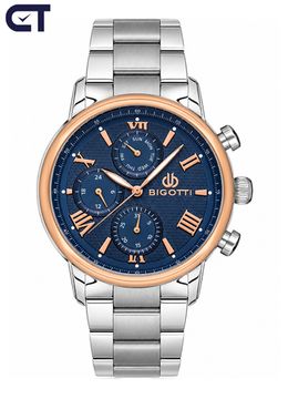 Bigotti BG.1.10513-5 Raffinato мужские наручные часы — синий циферблат и мультифункция